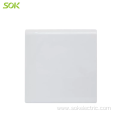 SOK 86x86mm Size Blank Plate White electric accessories